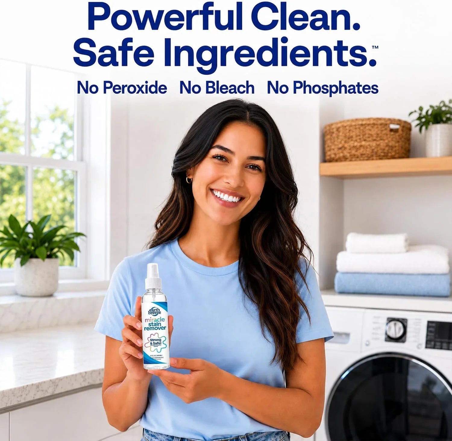 Earth Breeze Miracle Stain Remover Spray 4fl oz. Secondary image